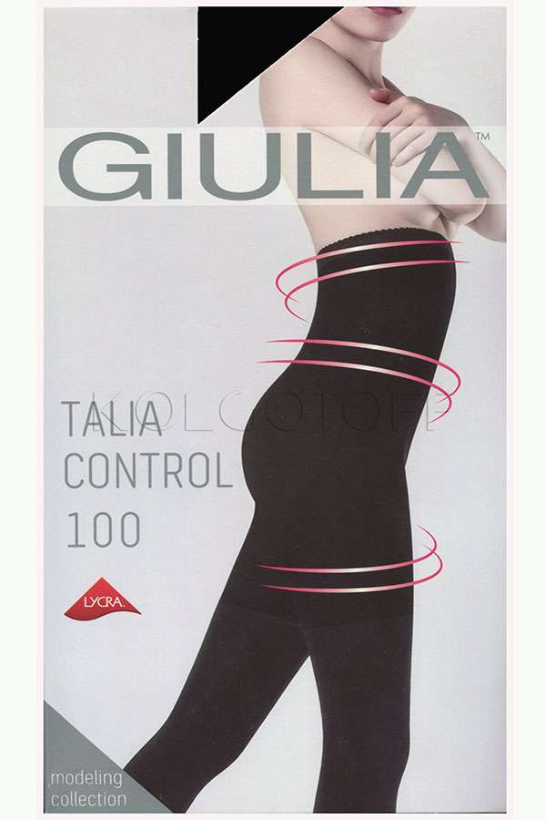 Корректирующие колготки с высокой талией GIULIA Talia Control 100